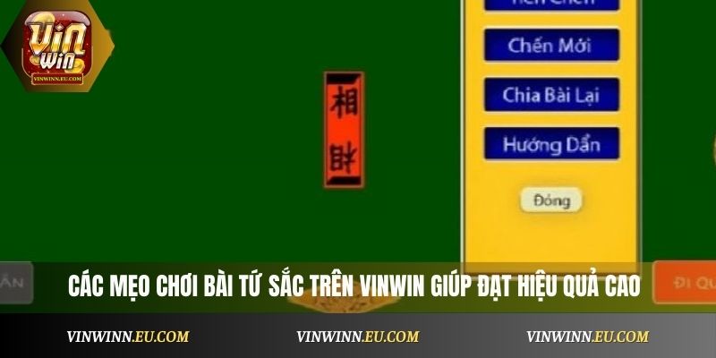 Các mẹo chơi Bài Tứ Sắc trên Vinwin giúp đạt hiệu quả cao